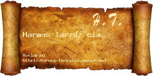 Harmos Tarzícia névjegykártya
